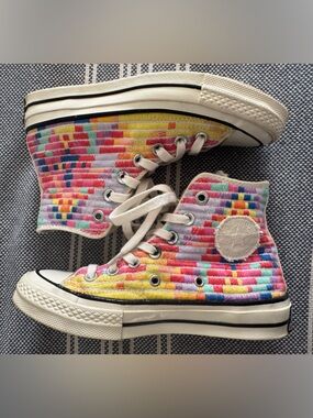 Converse Chuck Taylor 70 X Mara Hoffman MultiColor Hi Sneakers W Sz 5